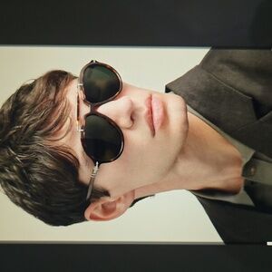 PERSOL: NWT 0202S Senna Series Sunglasses In Havana